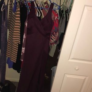 Floor length bodycon dress